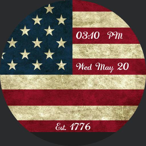 American Flag – WatchFaces for Smart Watches