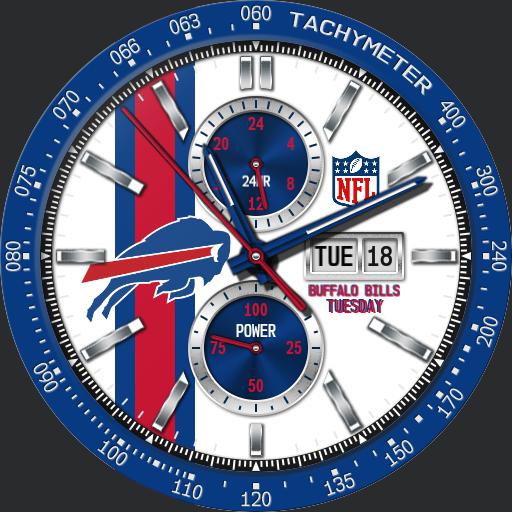 Sports – Buffalo Bills NFL Modular Racer – WatchFaces for Smart Watches