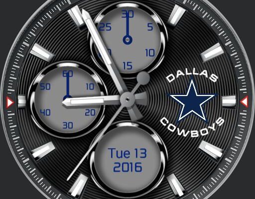 Dallas Cowboys • Facer: the world's largest watch face platform