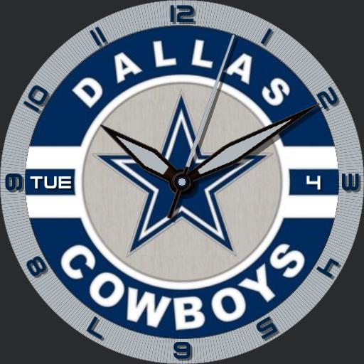 Dallas Cowboys • Facer: the world's largest watch face platform