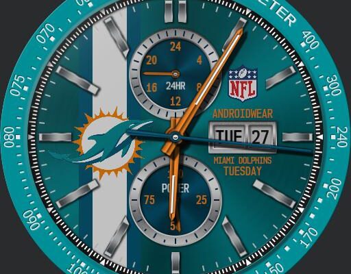 Miami Dolphins SmartWatch Game Time Licensed NFL Smart Watch