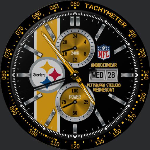 Pittsburgh Steelers Men's Sport Steel Watch