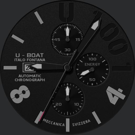 U Boat U1001 All Black Watchfaces For Smart Watches