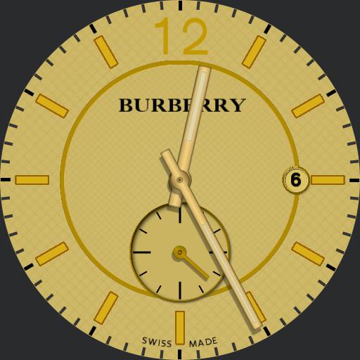 burberry sport watch yellow