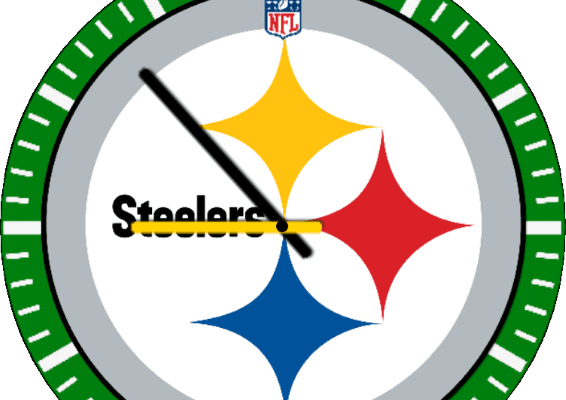 ⬇️ NFL Pittsburgh Steelers Watch w/Compass Clip