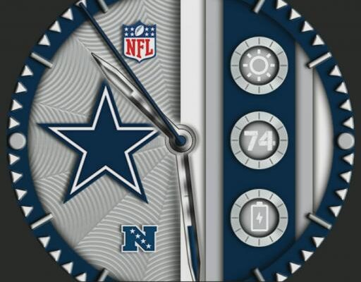 Dallas Cowboys • Facer: the world's largest watch face platform