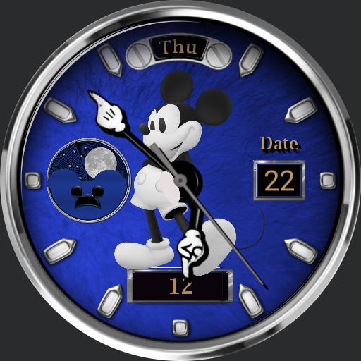 Cartoon – Mickey Mouse 02 – WatchFaces for Smart Watches