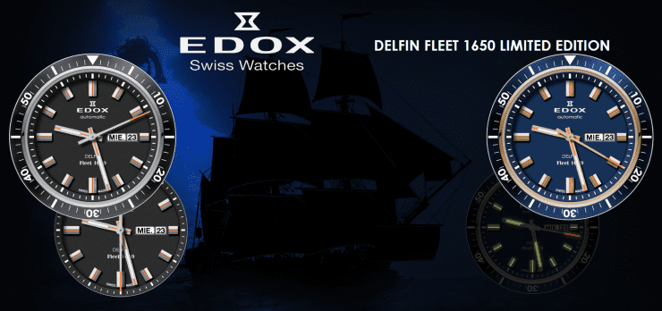 edox delfin fleet 1650 automatic watch