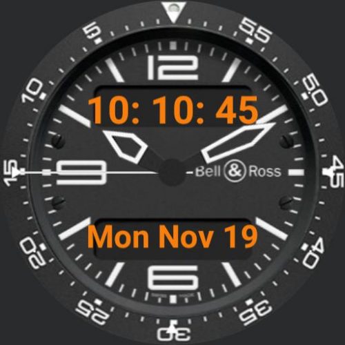 Bell & Ross Digital Analog – WatchFaces For Smart Watches