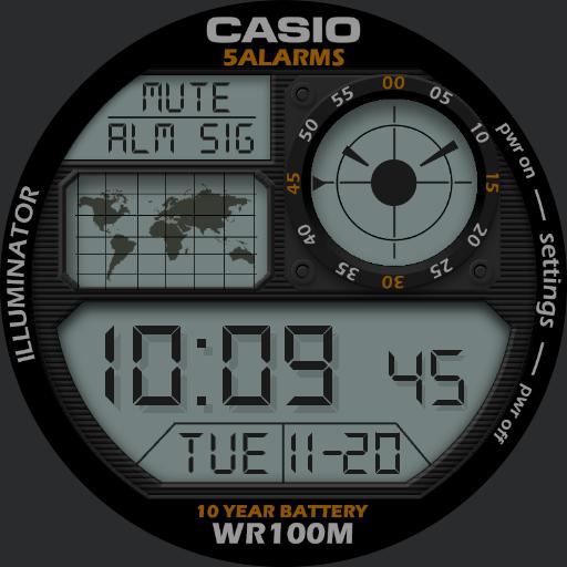 Casio Casio Wall Clock Temperature Display And Humidity Di With Tracking Used Ebay