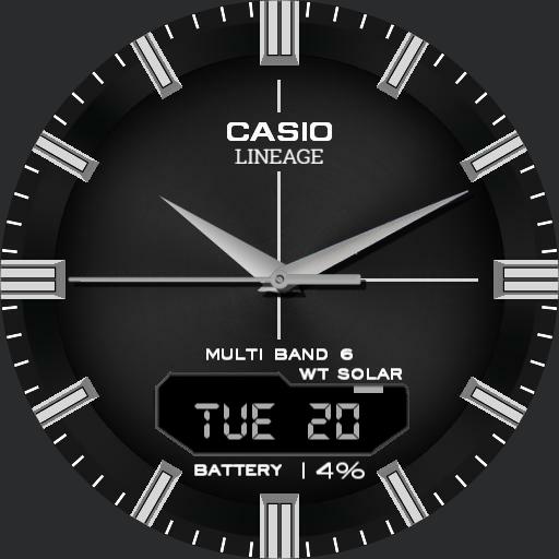 verliezen Manier Berg kleding op Casio Lineage Analog Digital – WatchFaces for Smart Watches