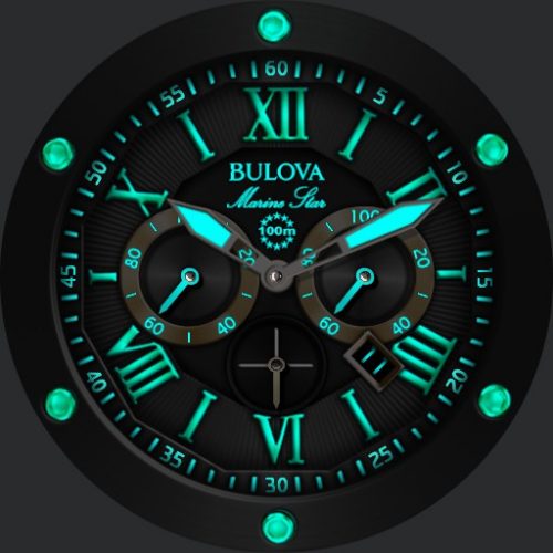 Bulova Marine Star Rom MOD V2 – WatchFaces for Smart Watches
