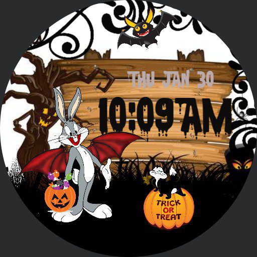 Halloween With Bugs Bunny – WatchFaces for Smart Watches