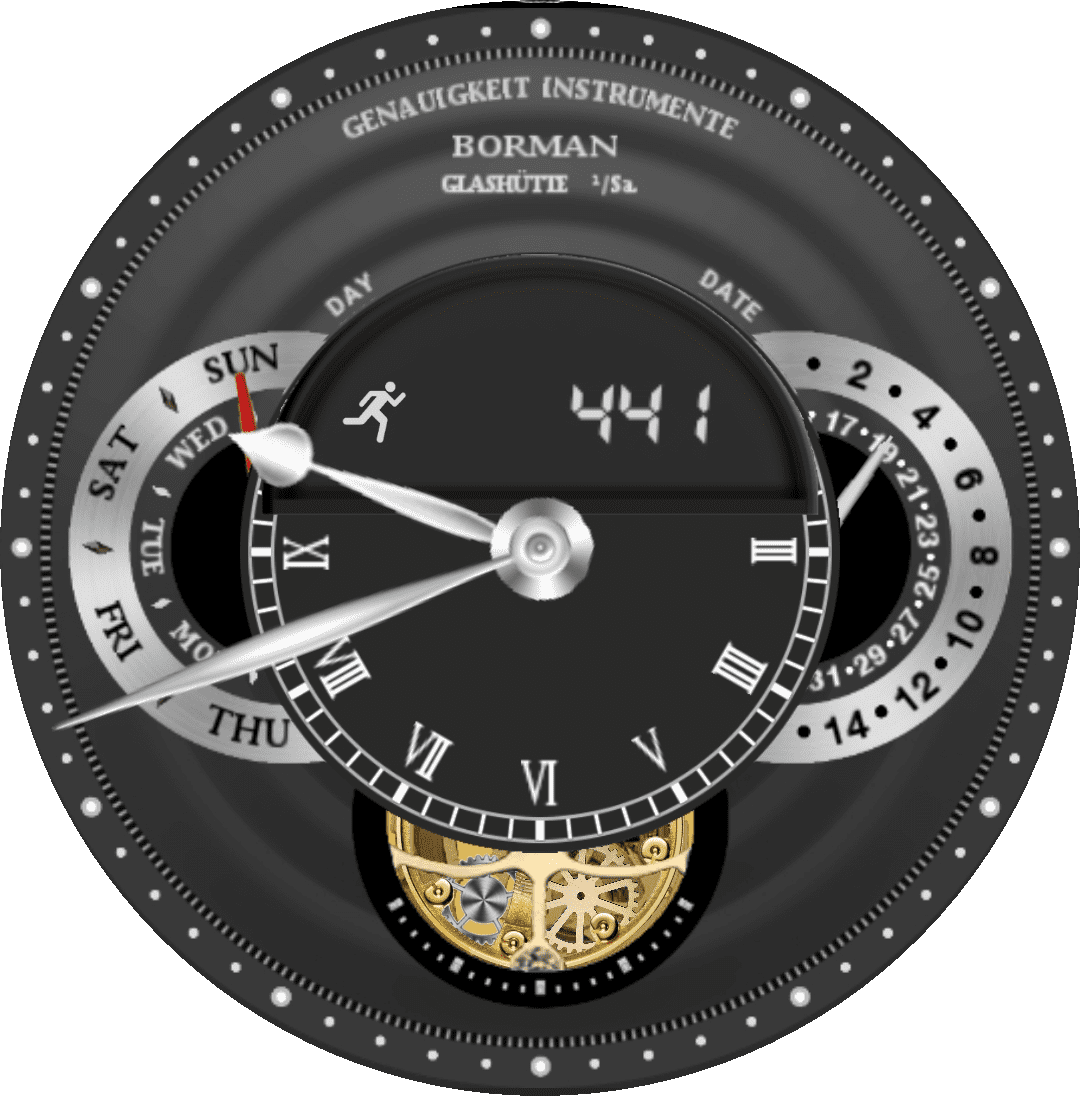 Nr. 734 Borman Glashutte – WatchFaces for Smart Watches