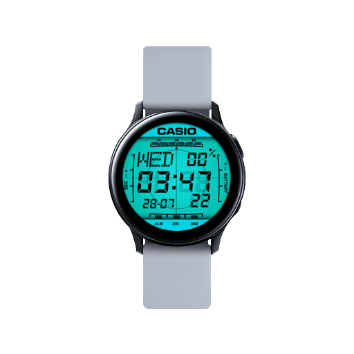CASIO orange – WatchFaces for Smart Watches