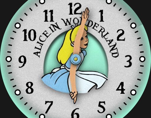 Amazon.com: Alice in Wonderland Jumbo Pocket Watch Brown : Clothing, Shoes  & Jewelry