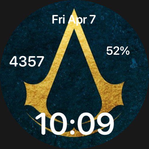 Assassins creed gold logo – WatchFaces for Smart Watches