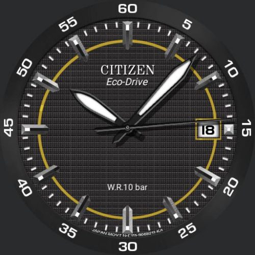 citizen black eagle eco drive