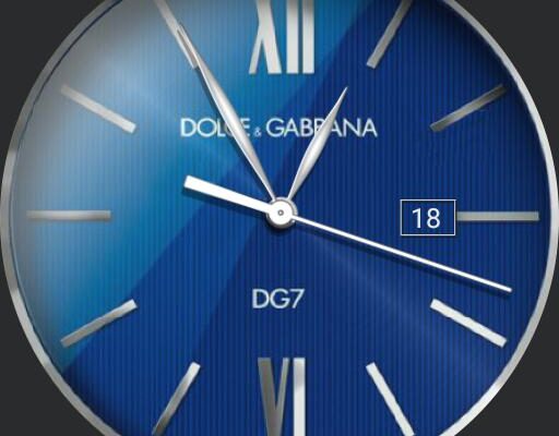 DG7 watch in steel with black mother of pearl in Black for Men |  Dolce&Gabbana®