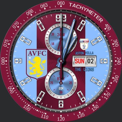 Sports – Aston Villa FC – WatchFaces for Smart Watches